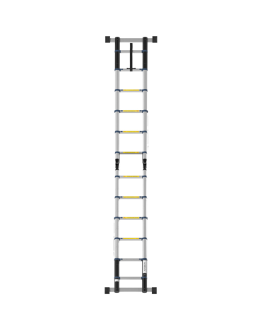 Dvigubos Teleskopinės Kopėčios - 380 cm (A-Serija)