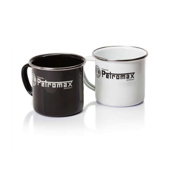 Emaliuoto plieno puodukas Petromax Juodas (PX-MUG-S)