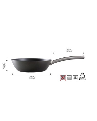 Anglies plieno WOK keptuvė Skottsberg 24/28cm : Keptuvės dydis - 28cm