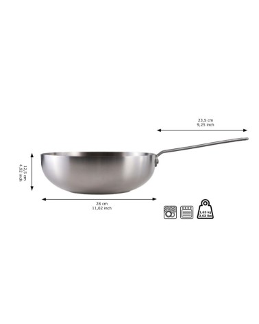 Nerūdijančio plieno WOK keptuvė Skottsberg 28cm