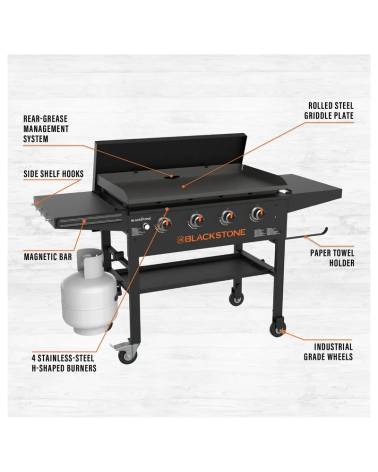 Kepsninė Blackstone Griddle Station Su Dangčiu 91 cm