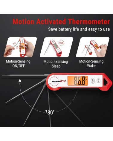 Momentinis, atsparus vandeniui, skaitmeninis termometras ThermoPro TP19HW