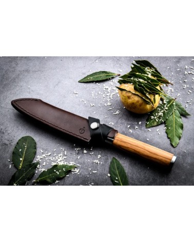 Odinis dėklas Santoku peiliui (14 cm)