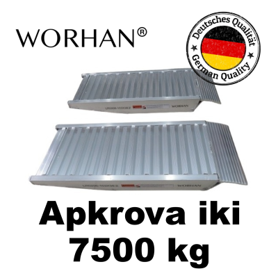 Konteinerių pakrovimo dviejų dalių rampa - 103 cm (2 x 7500 kg) HF1