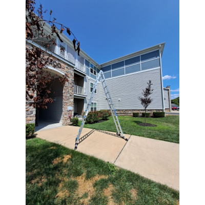 Daugiafunkcinės Teleskopinės Kopėčios su Stabilizatoriumi 632 cm (LG6)