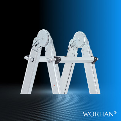 Daugiafunkcinės Teleskopinės Kopėčios su Stabilizatoriumi 632 cm (LG6)