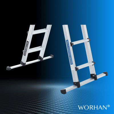 Daugiafunkcinės Teleskopinės Kopėčios su Stabilizatoriumi 632 cm (LG6)