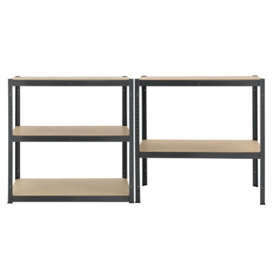 Sandėliavimo lentynų komplektas Basic 180 × 90 × 40 cm (2 vnt.)