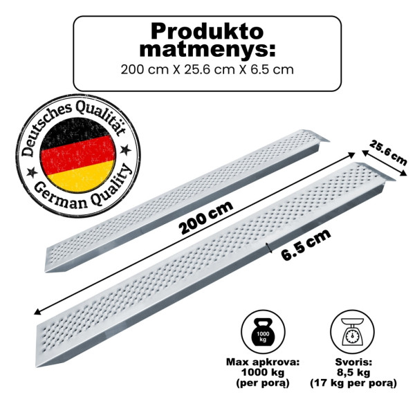 Pakrovimo Rampa - 200 cm (LR7H)
