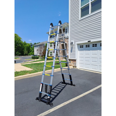 Dvigubos Teleskopinės Kopėčios - 500 cm (A-Serija)