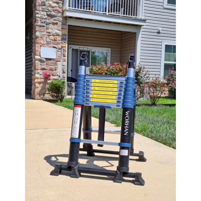 Dvigubos Teleskopinės Kopėčios - 500 cm (A-Serija)